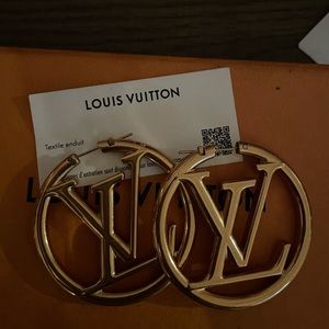 Louis Vuitton GM hoop earrings authentic